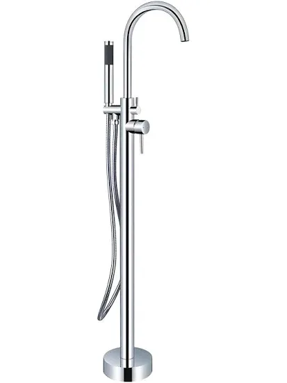 KPT FREESTANDING FAUCET ROUND PC