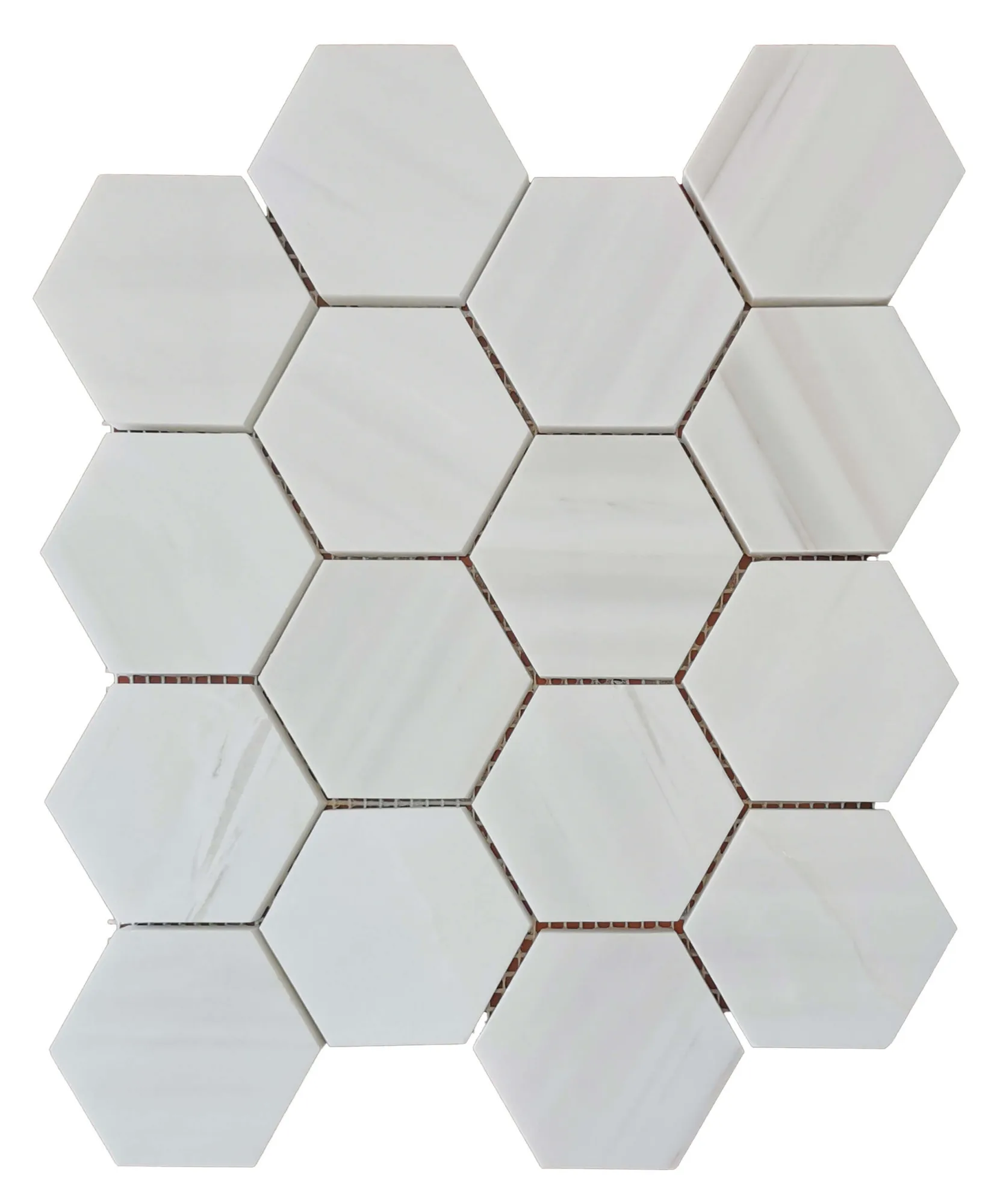 Shower Floor - Porcelain Hexagon, Dolomite