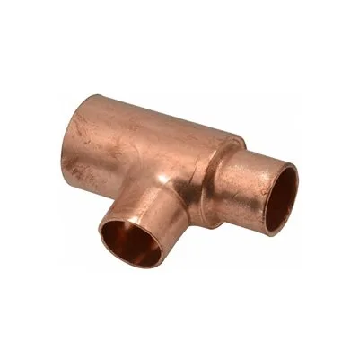 Copper Reducing Tee - 3/4" C x 3/4" C x 1/2" C