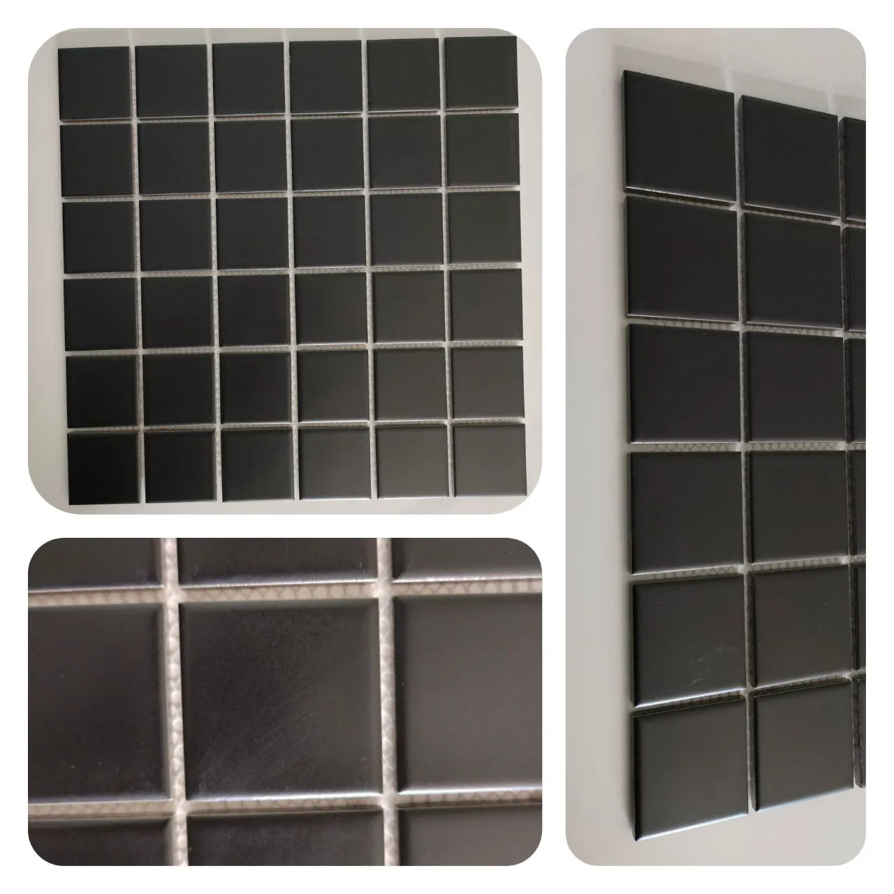 Y48808 Shower Floor - Square, Black
