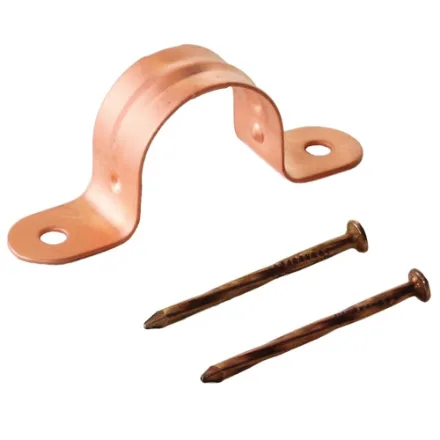 Copper Tube Clamp - 1/2" with Nails