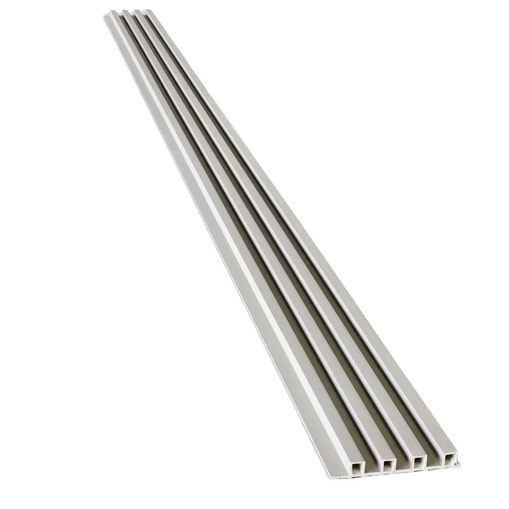 White WPC Fluted Panel