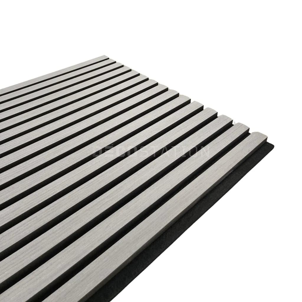 Glacier Grey EchoSlat™ GREY OAK Acoustic Wall Panel